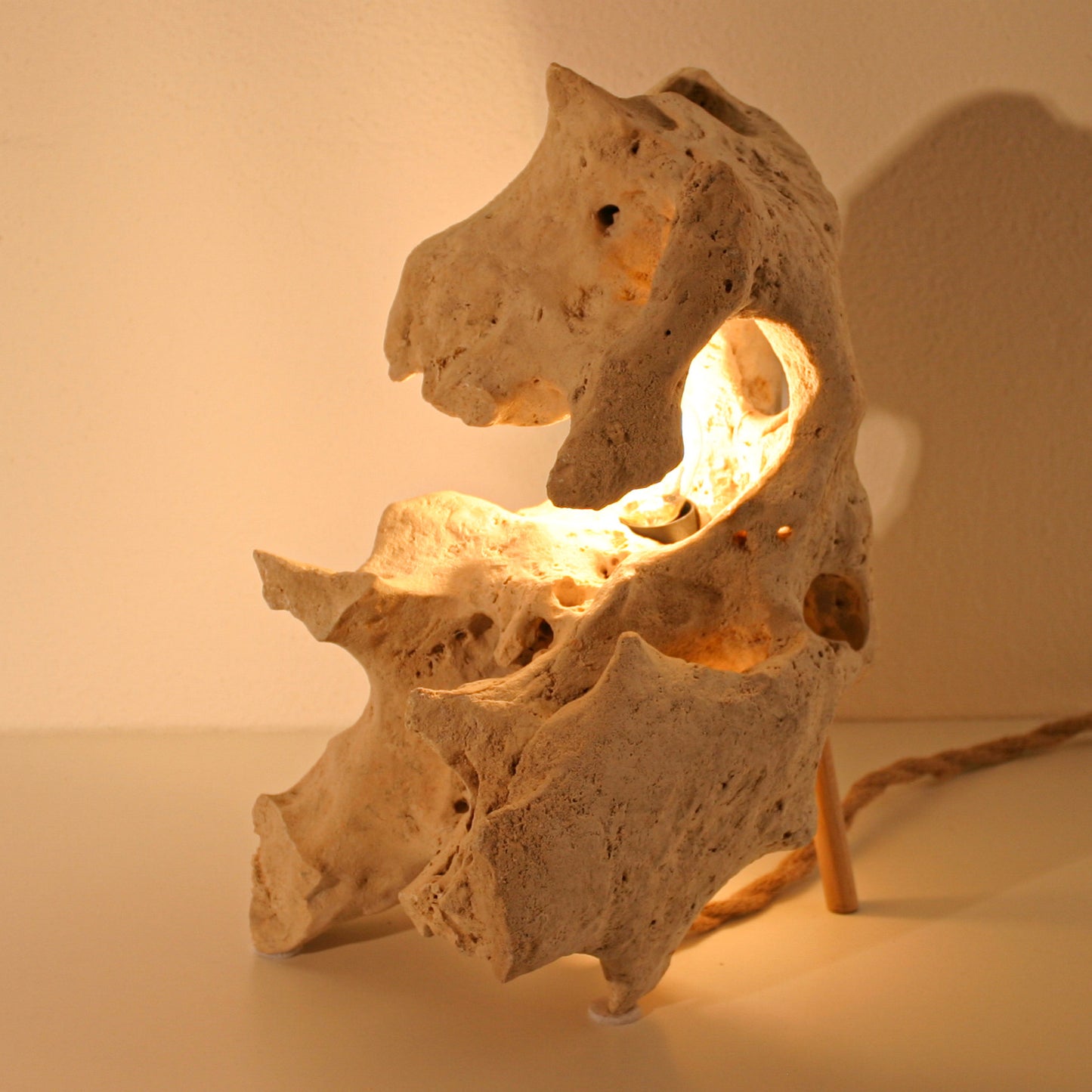 Lichtstück #007 - Ein Skorpion aus Kalkstein