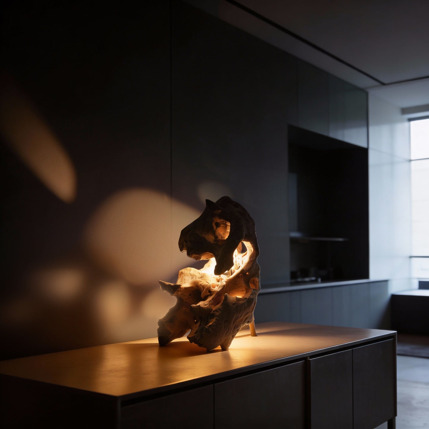 Lichtstück #007 - Ein Skorpion aus Kalkstein